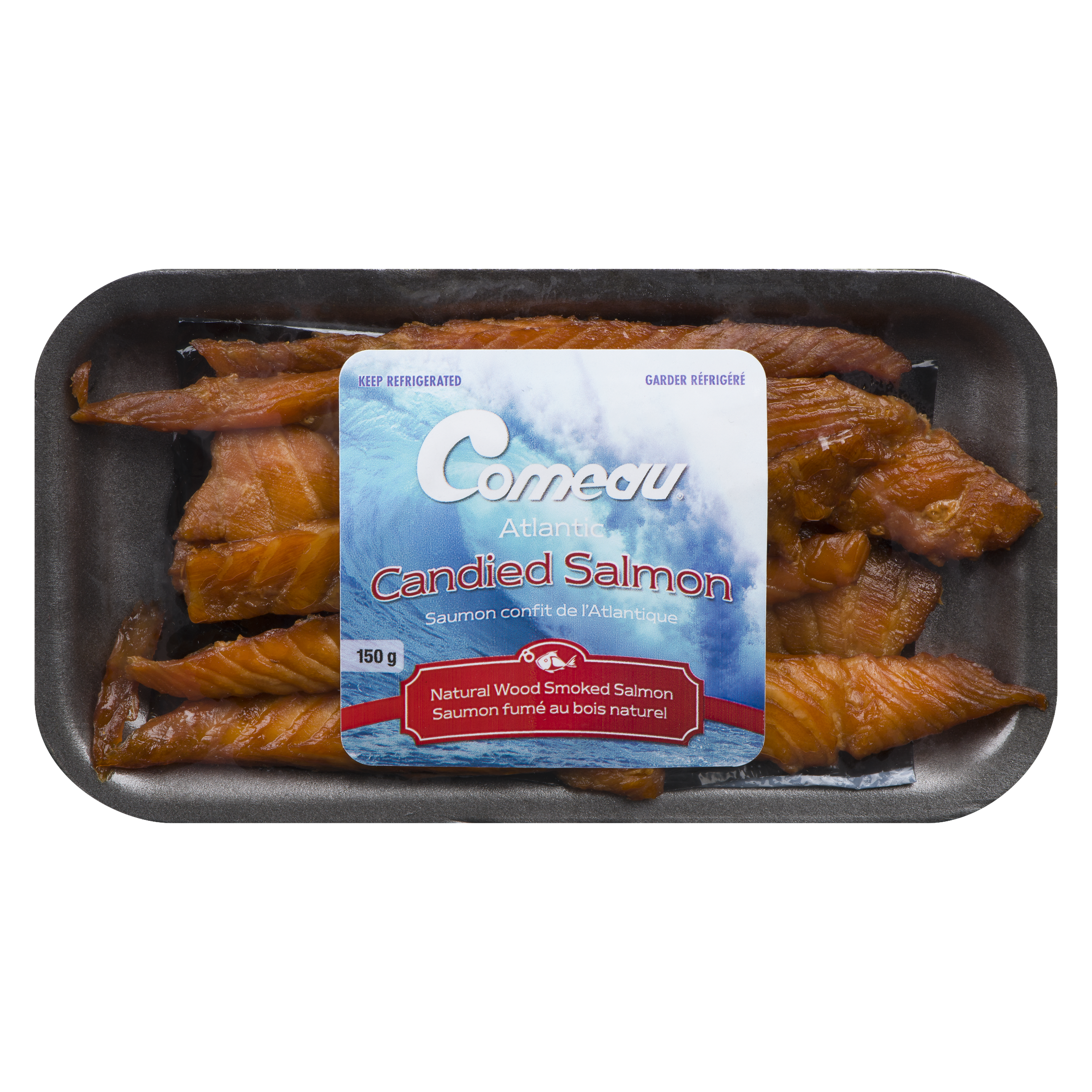 Candied Smoked Salmon Strips