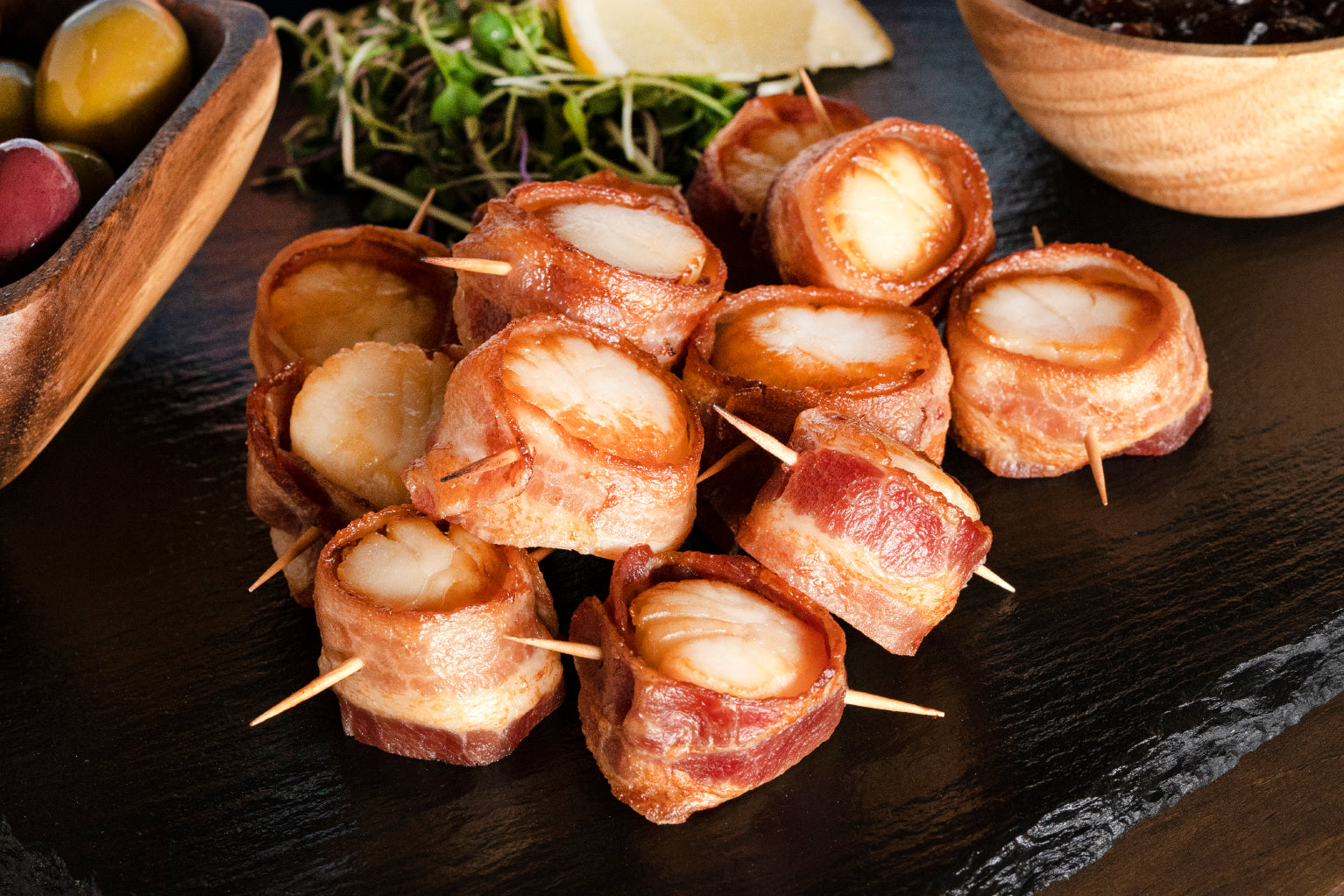 Bacon Wrapped Scallops